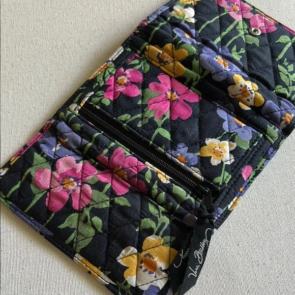 Vera Bradley Euro Wallet in the "Wildflower Garden" pattern - Picture 4 of 5